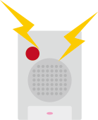 警報器がなったら？